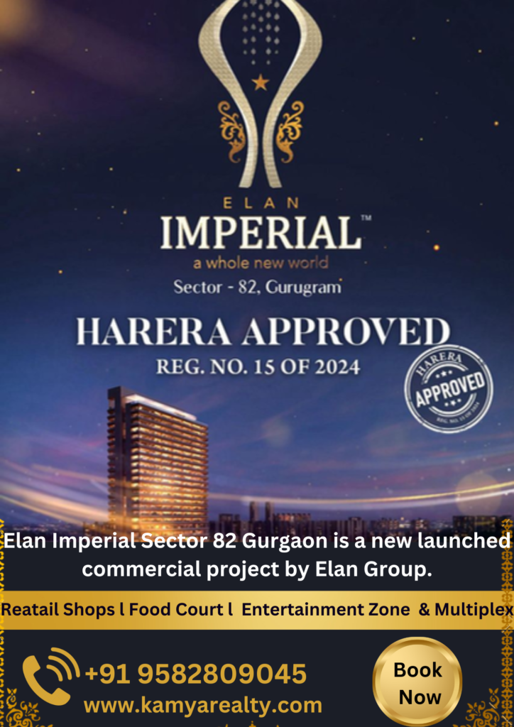 Elan Imperial Mall – Retail and Food Courts in Gurugram
For those looking for a place to work or socialize in style, these spaces of Elan Imperial Mall Gurugram offer great options. From coworking areas to conference rooms and break out zones, there’s something to suit everyone’s needs. Not only that, but thanks to the amazing architecture, those who enter can feel instantly inspired by their surroundings. The property is designed with modern Studio, Office & Retail Spaces.

So it's time to get excited, folks! Elan Imperial Mall is an international high street retail concept has arrived in town! This is your chance to get your hands on the latest fashion trends from all over the world without ever having to leave the comfort of your city.